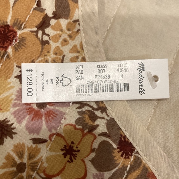 NWT Madewell vintage tied vest - Picture 6 of 6